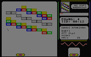 Breakout atari screenshot